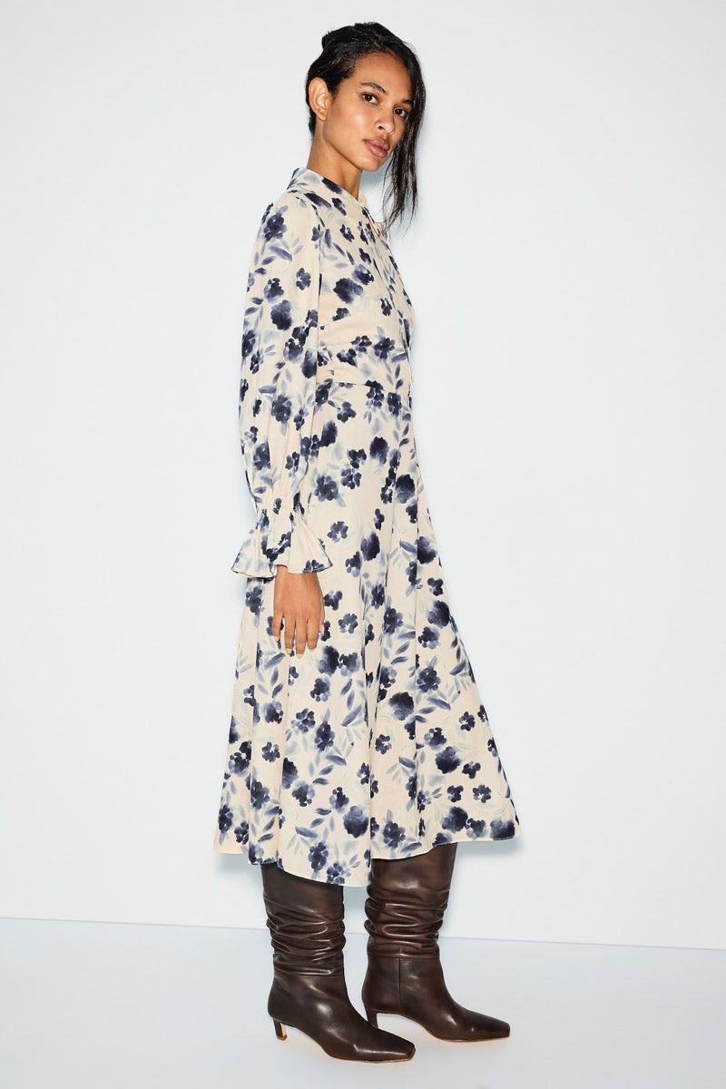 Floral Water Color Midi Dress by Alexia Admor - Photo 1