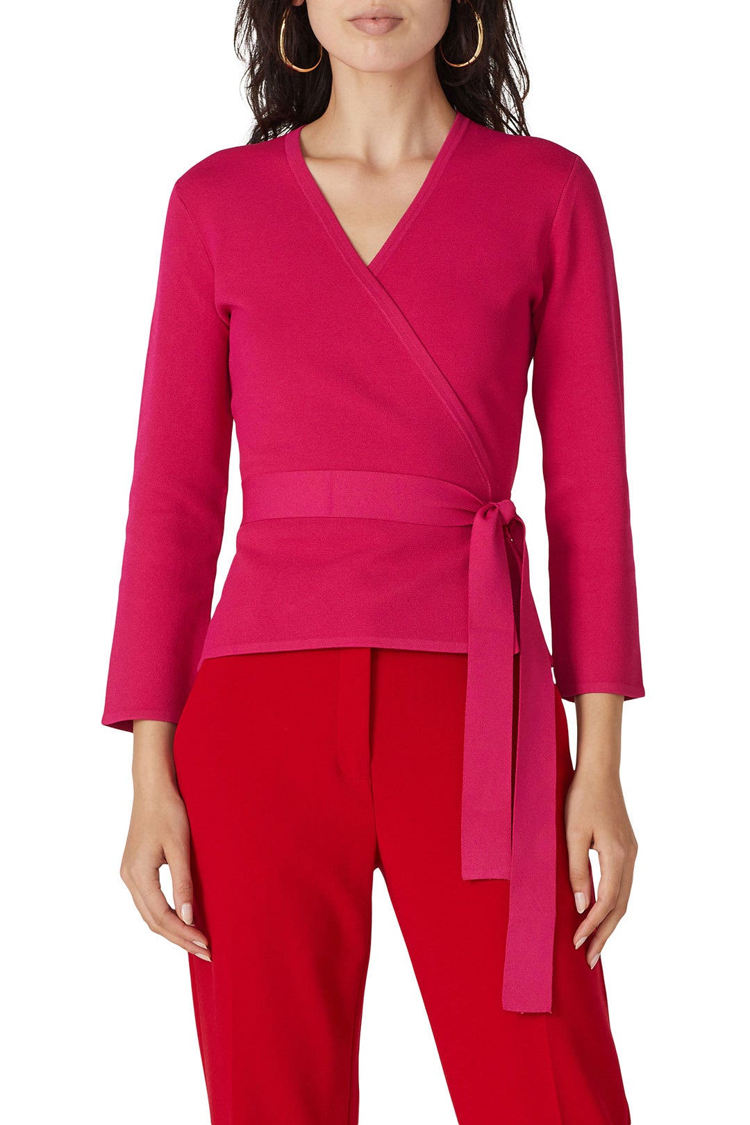 Landon Wrap Sweater by Diane von Furstenberg 1