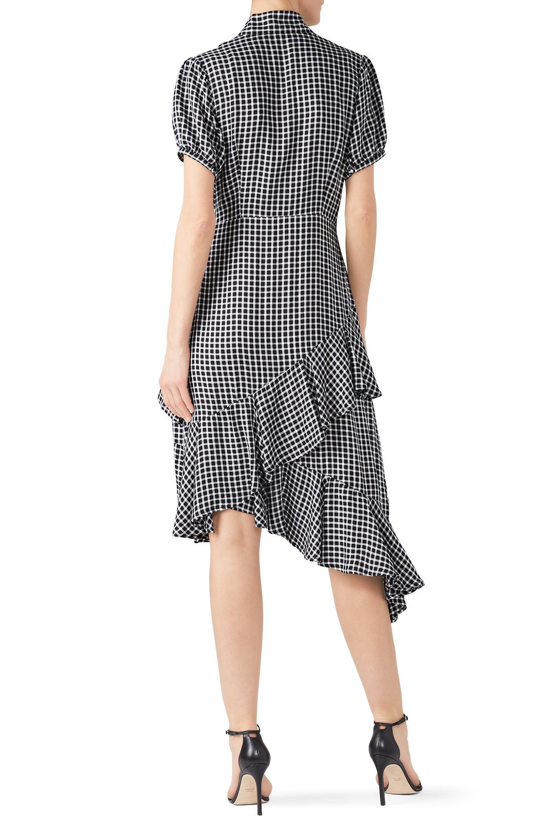 Gingham Tie Neck Dress by Great Jones 1