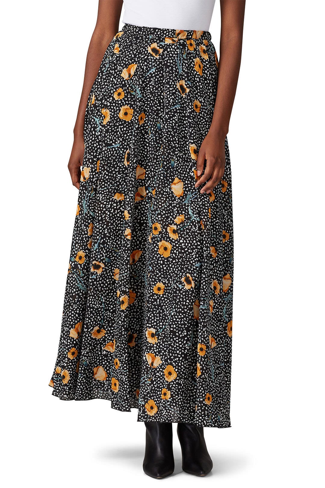 Polka Dot Floral Skirt by Great Jones 2
