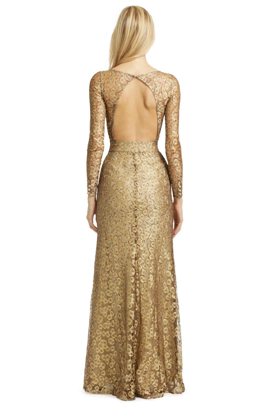 Gold Cassia Gown by Issa 1