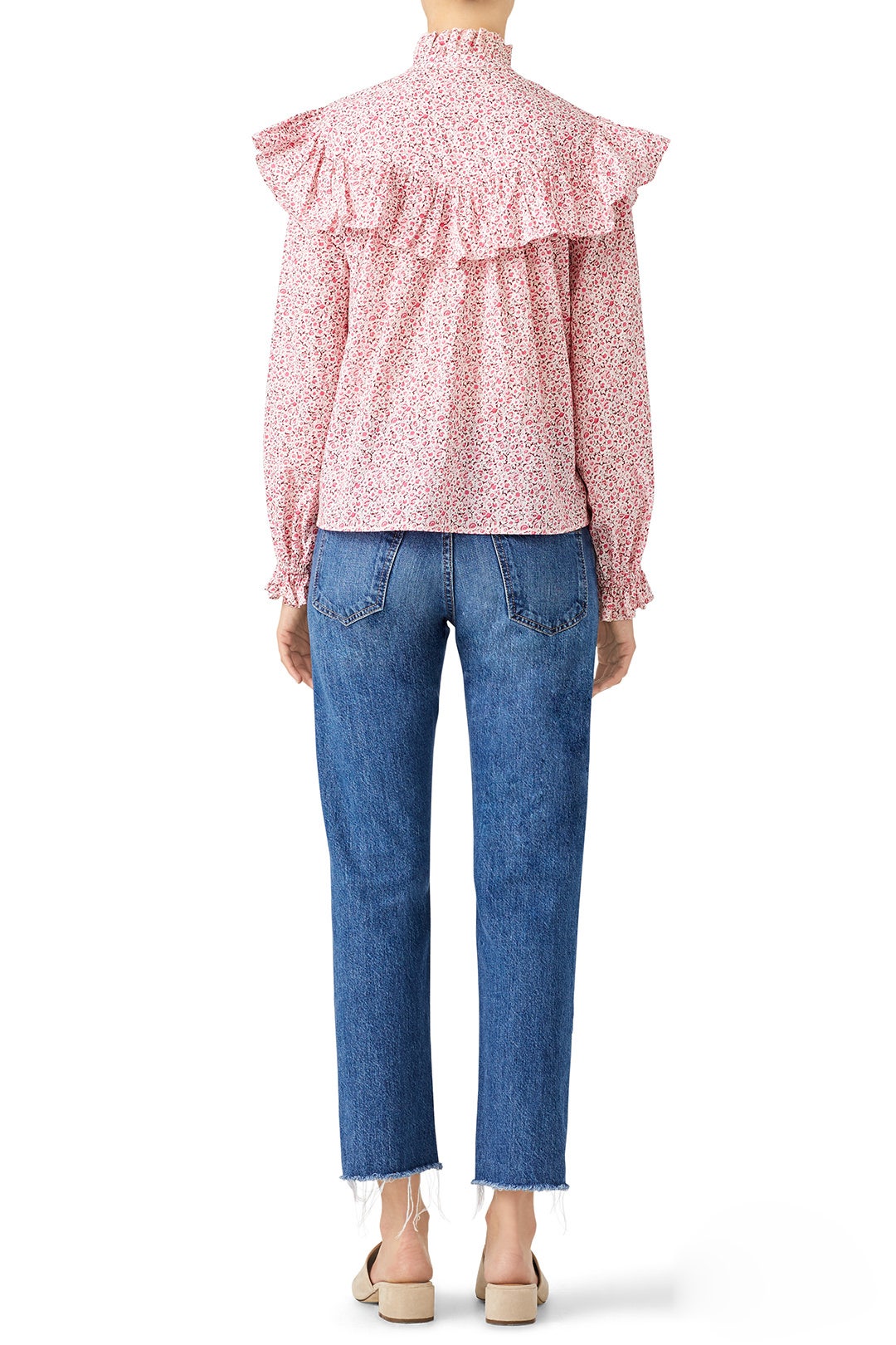 Pink Floral Erica Top by LoveShackFancy 2