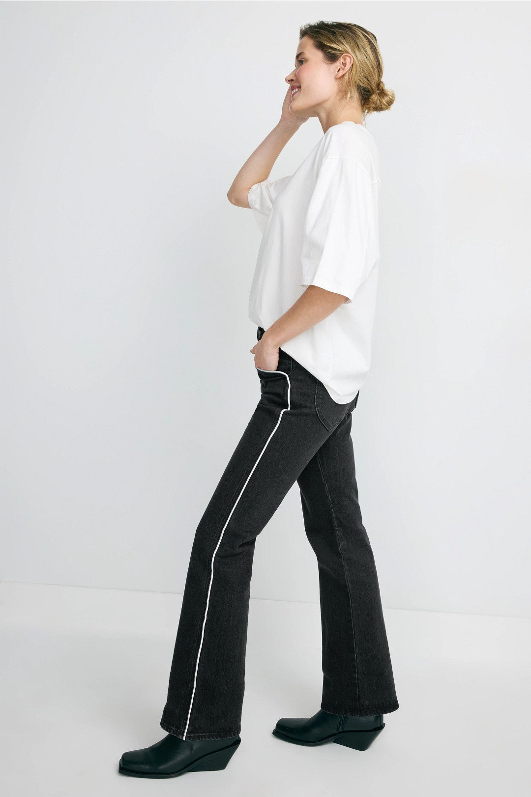 Wedgie Boot Cut Piping Jeans by Levi's 1