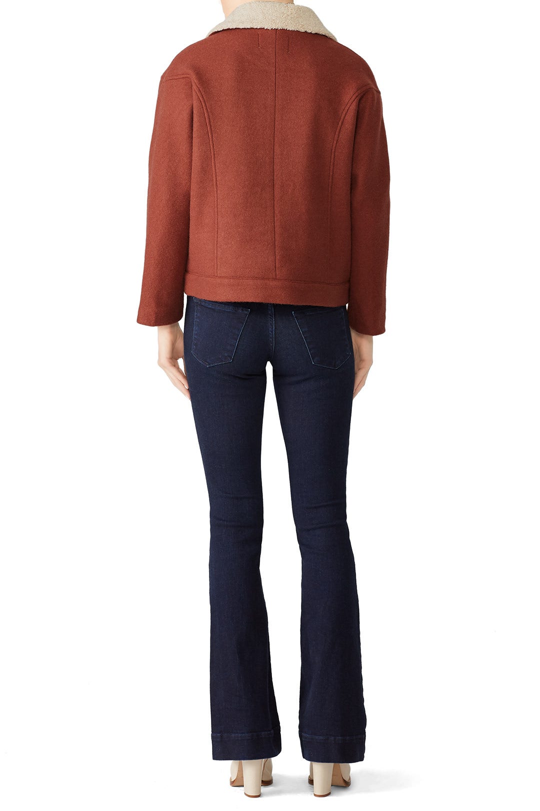 Faux Shearling Moto Jacket by Moon River 1