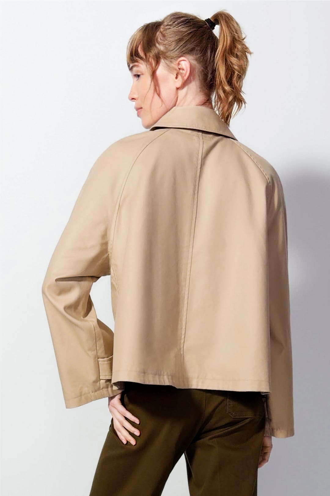 Chelsea Cropped Trench Jacket by Fifteen Twenty | Rent the Runway
