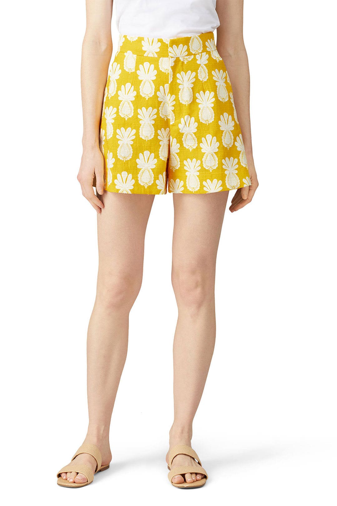 Pineapple Printed Shorts by La DoubleJ 1