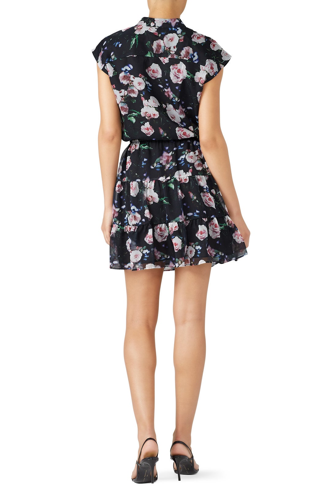 Black Floral Ollie Dress by Rebecca Minkoff 1