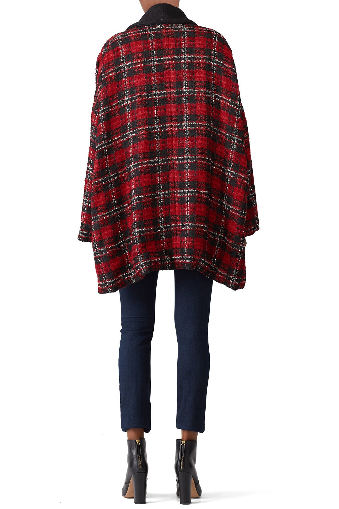 Tweedy Checks Sweater Coat by The Kooples 2