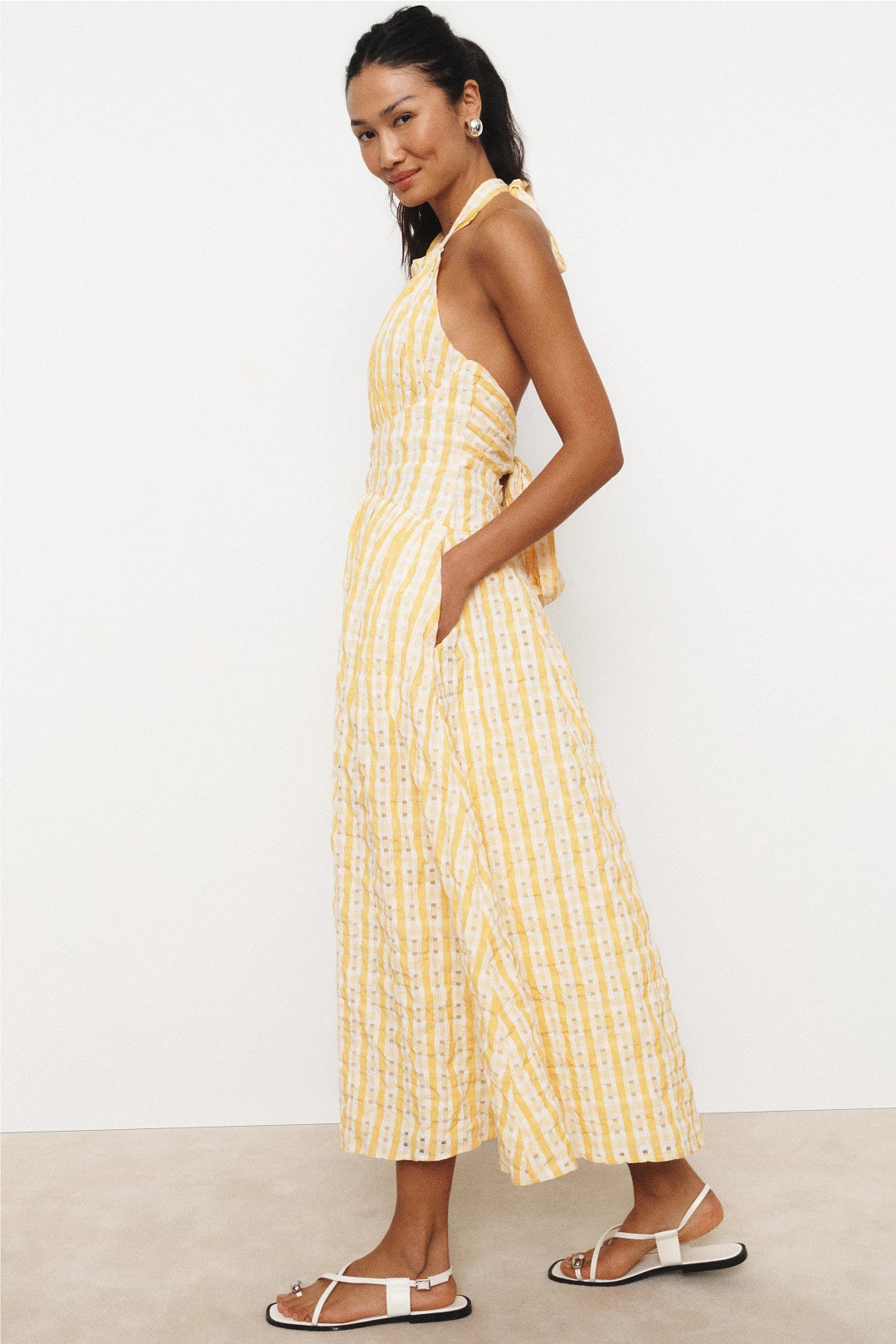 Halter in the Name of Love Dress by Rosie Assoulin 1