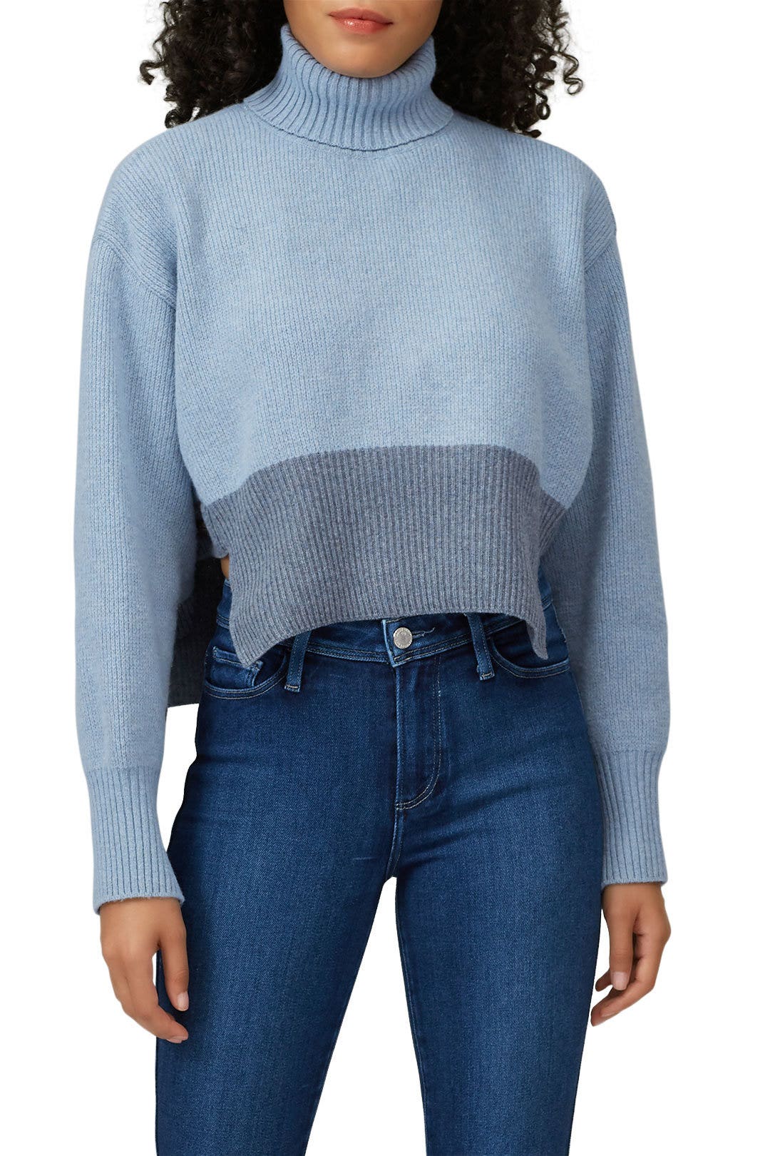 Blue Ombre Turtleneck by Cedric Charlier 1