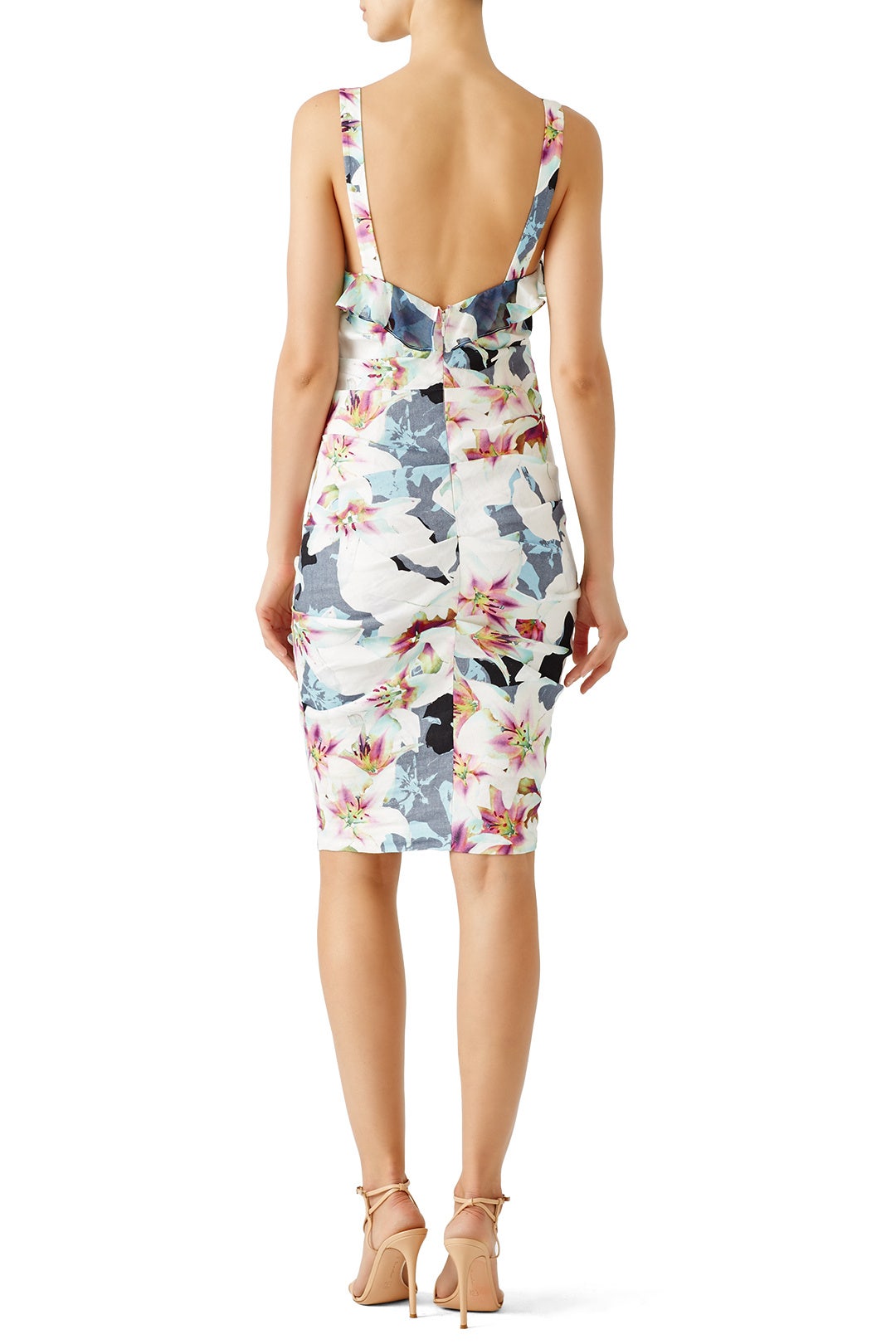 Floral Sweetheart Sheath by Nicole Miller 2