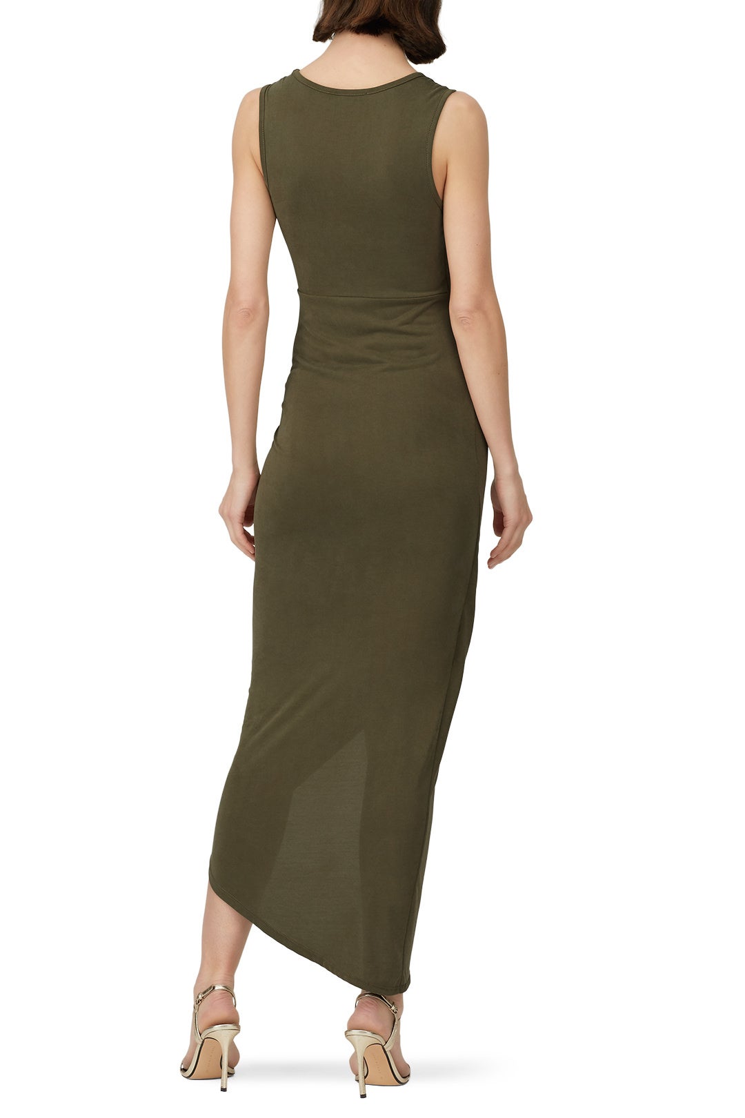 Olive Side Twist Dress by Slate & Willow 2