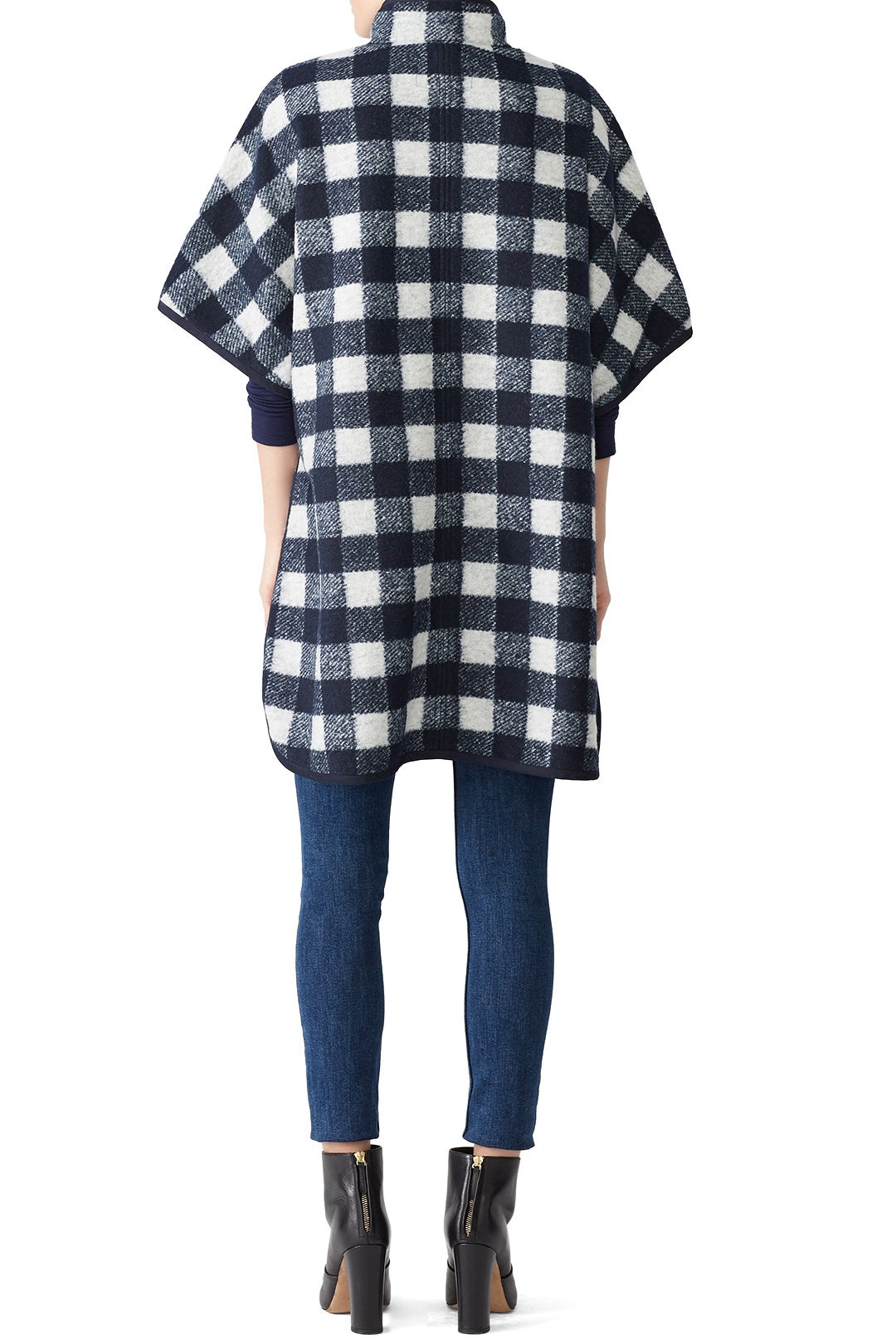 Buffalo Check Cape Coat by Draper James 1