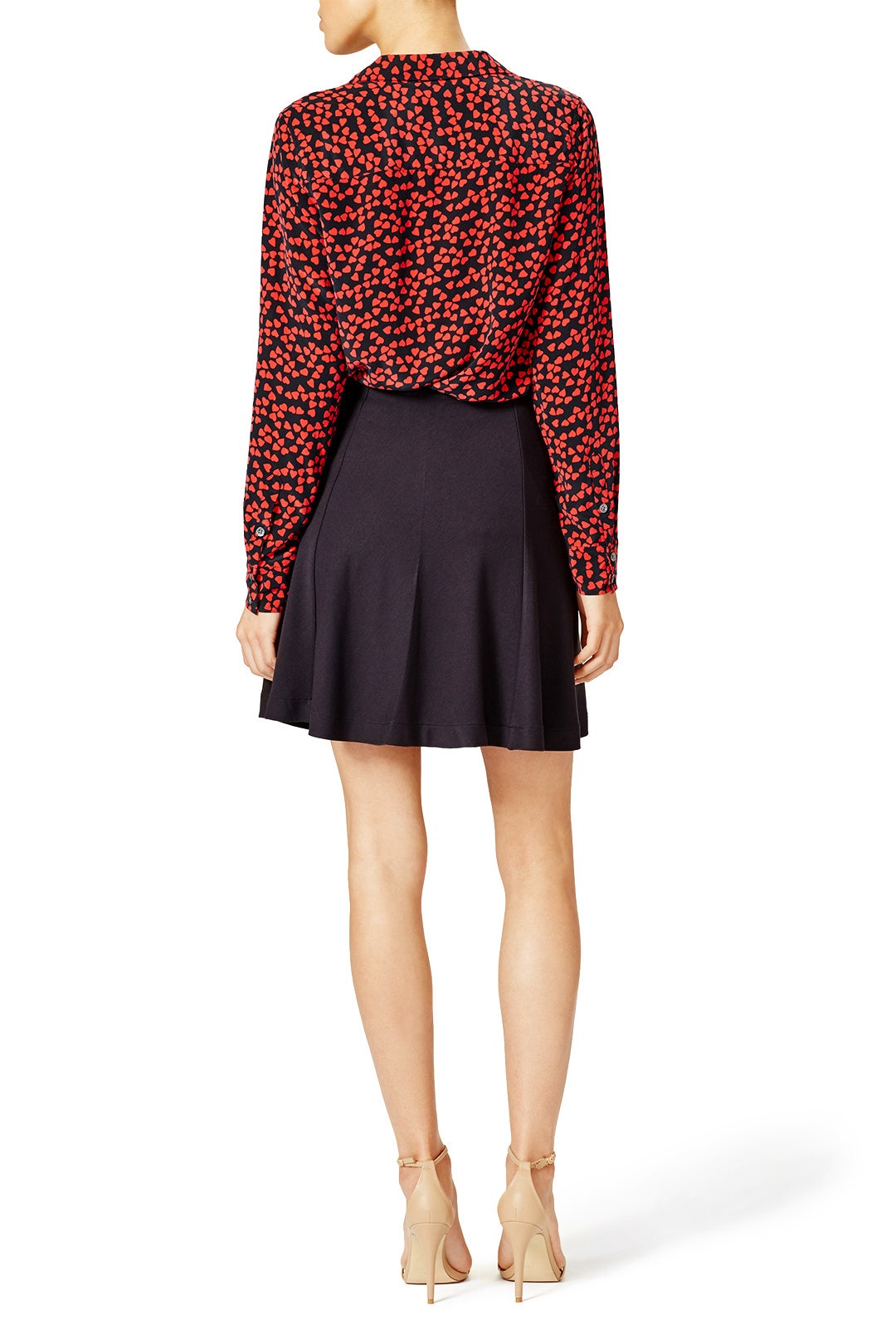 Adalyn Heart Button Down by Equipment 2