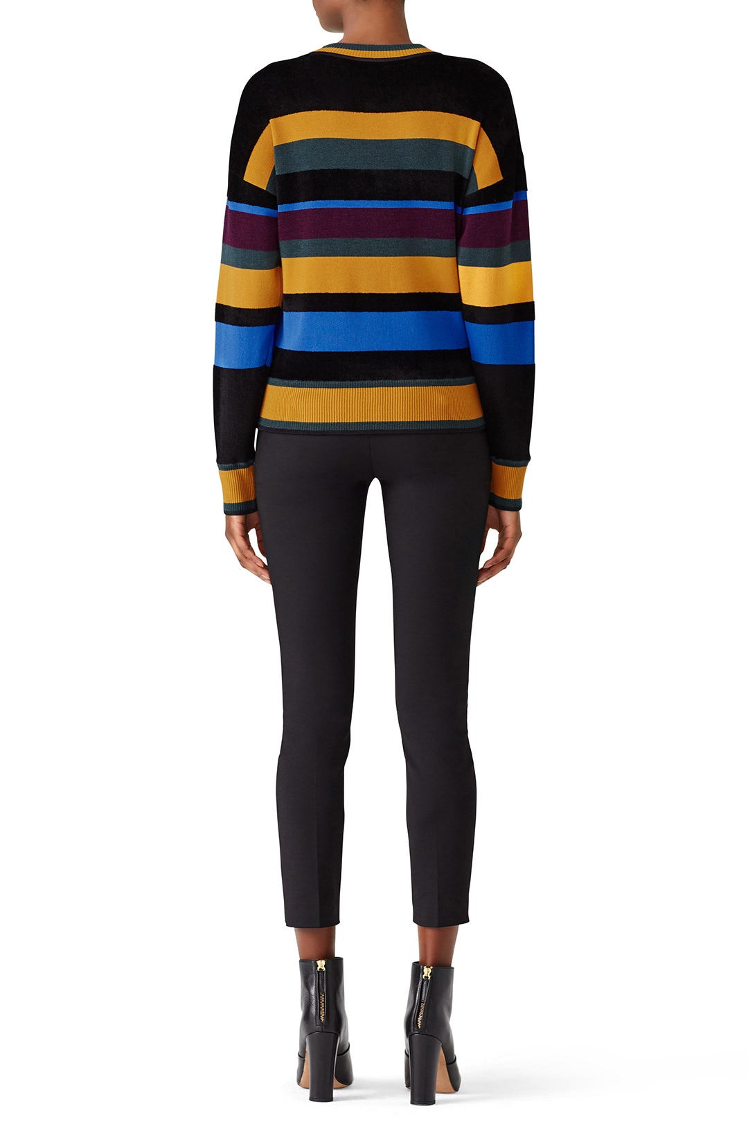 Chenille Stripe Pullover by Jason Wu 1