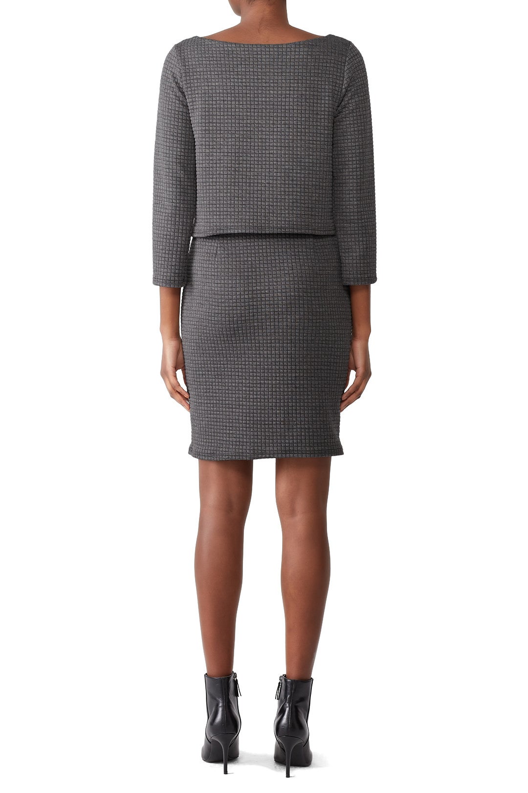Quilted Knit Popover Dress by Leota 2