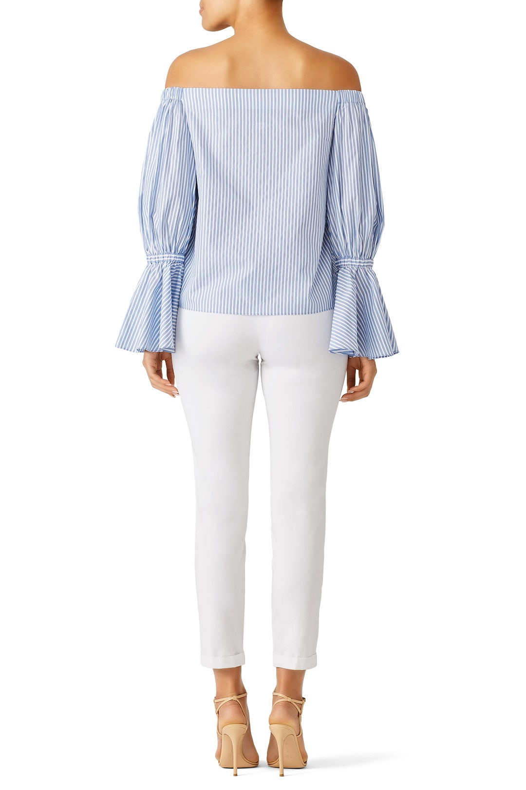 Blue Striped Juniper Top by Alexis 1