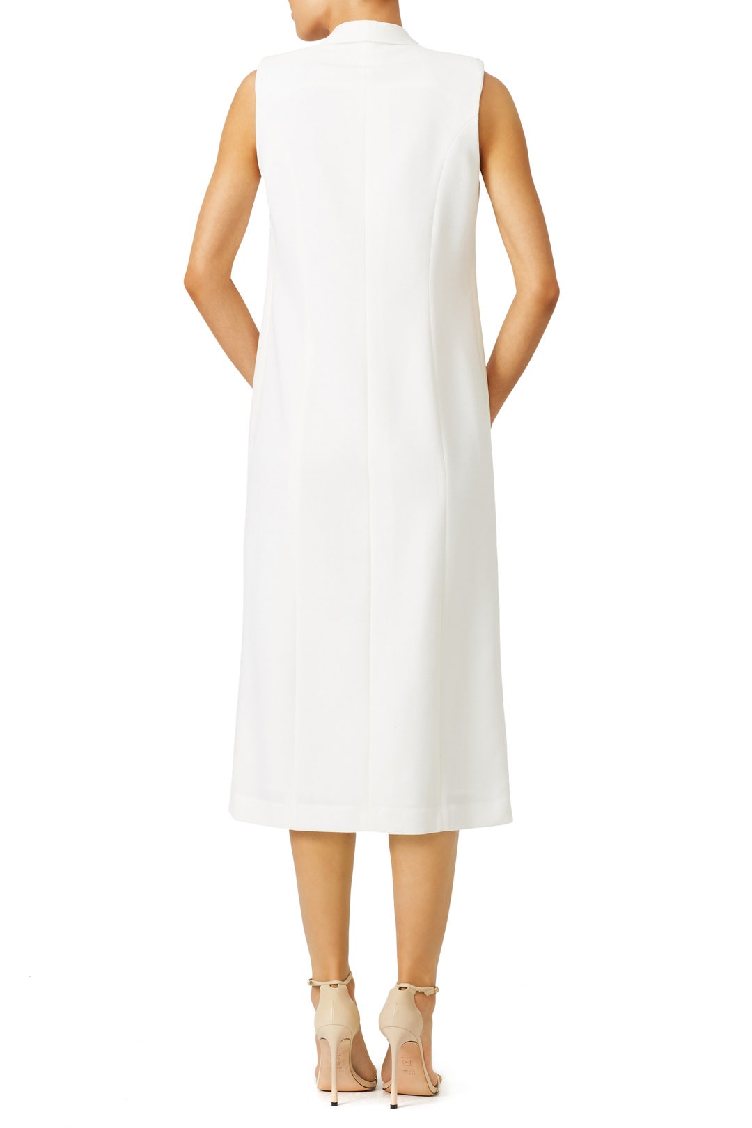 White Longtail Dress by Olcay Gulsen 1