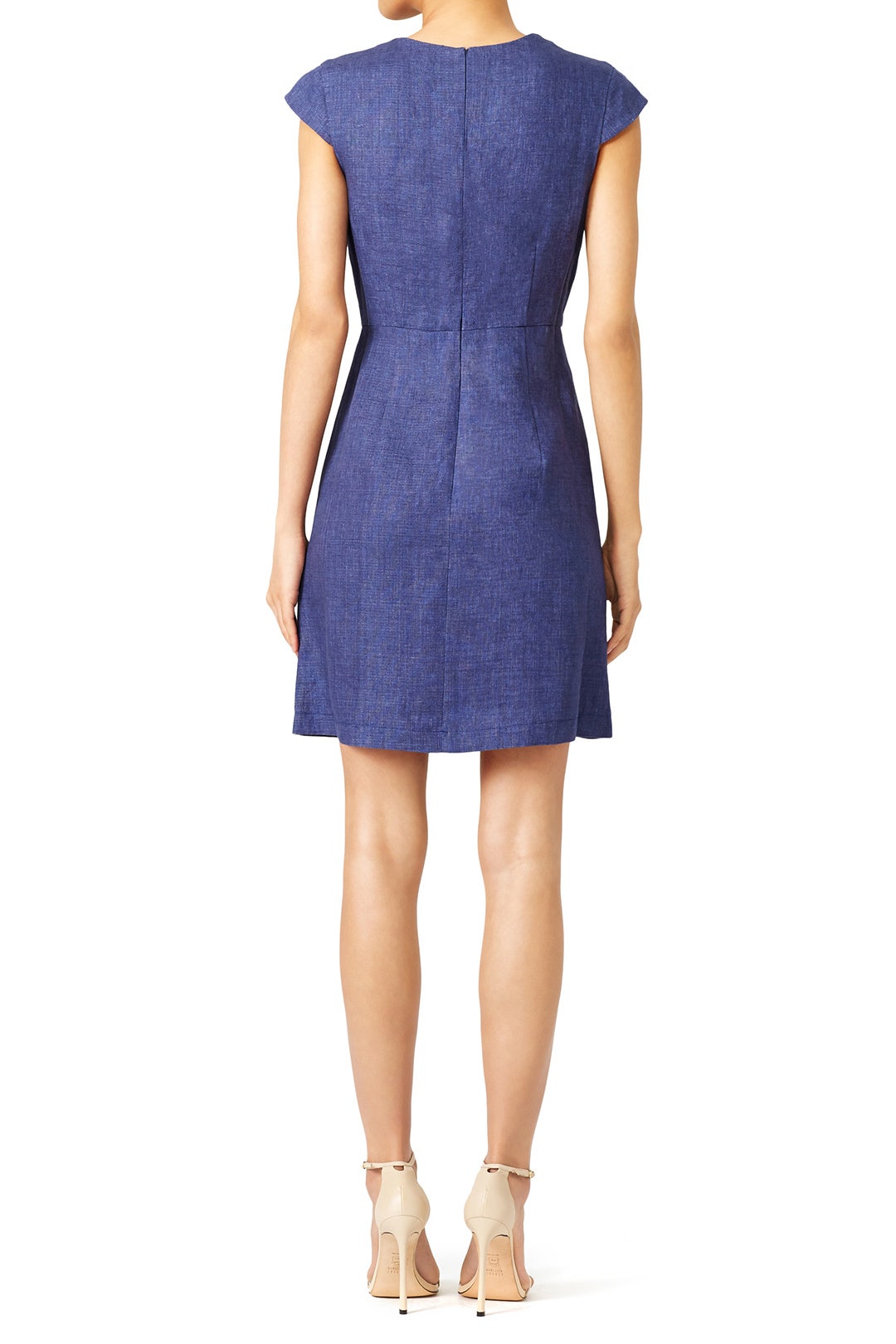 Chambray Hatch Dress by Slate & Willow 2