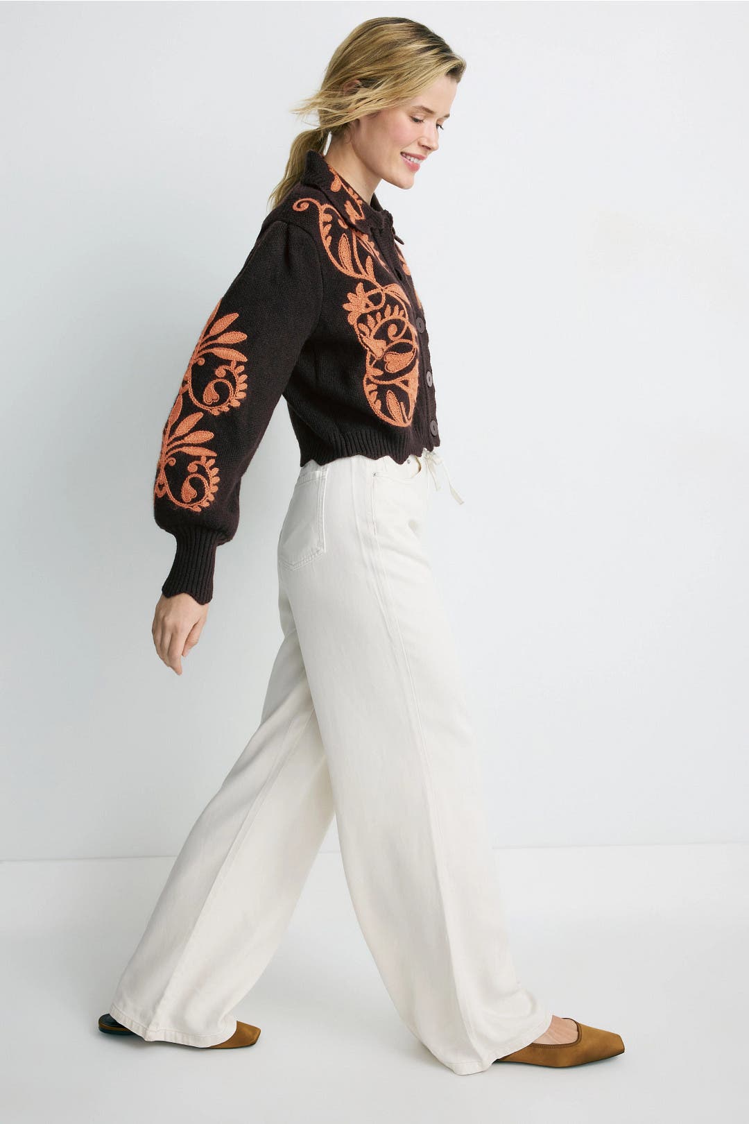 Cornely Ainika Knit Cardigan by FARM Rio | Rent the Runway