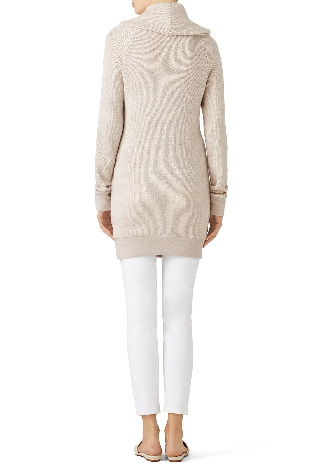 Oatmeal Cowl Maternity Sweater by Ingrid & Isabel 1