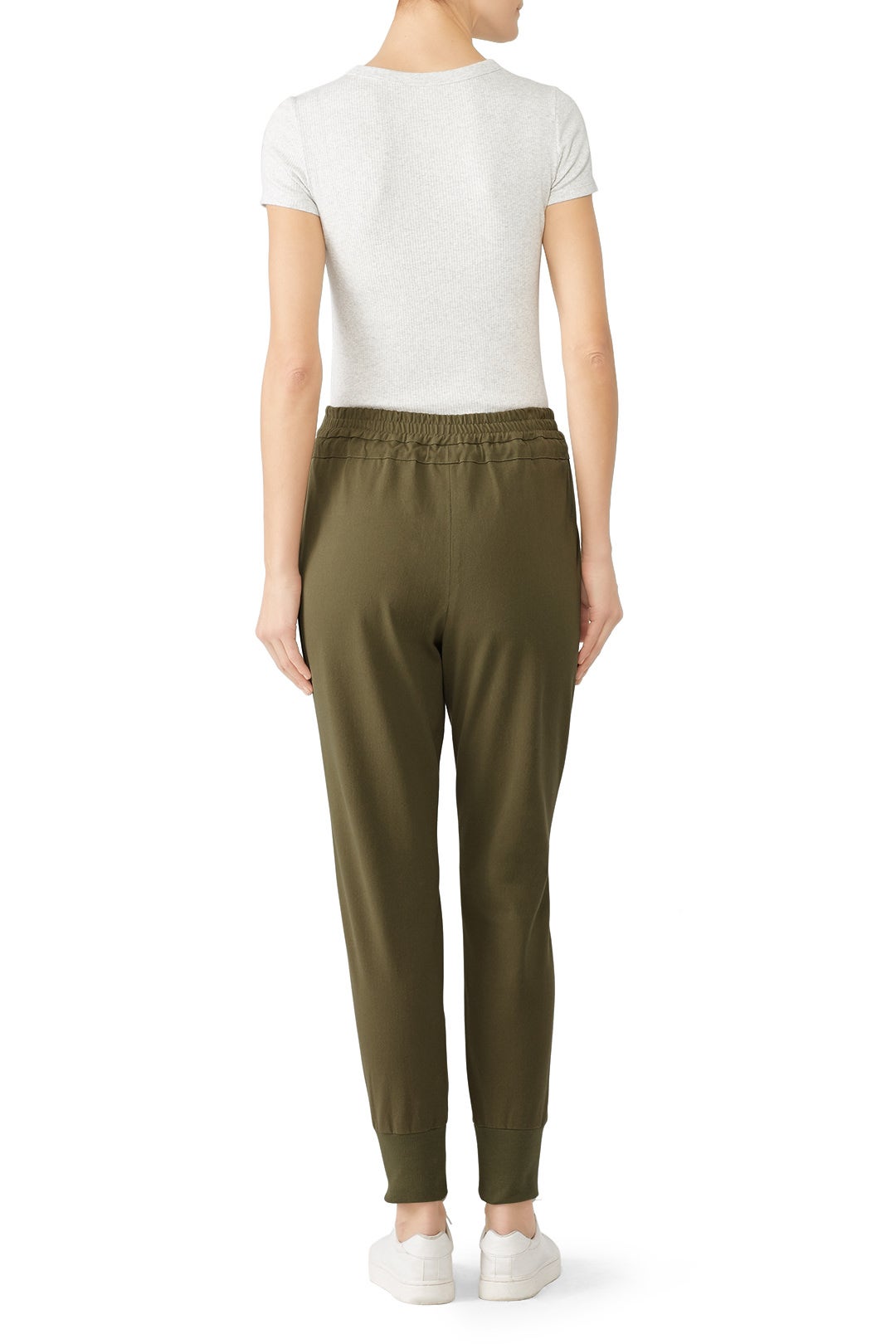 Green High Waisted Joggers by KINLY 2