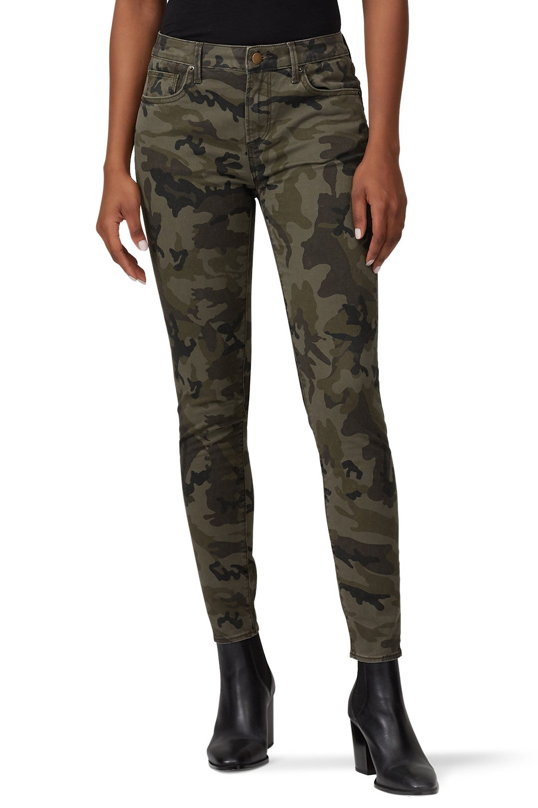 Camo Printed Skinny Jeans by Louna 1
