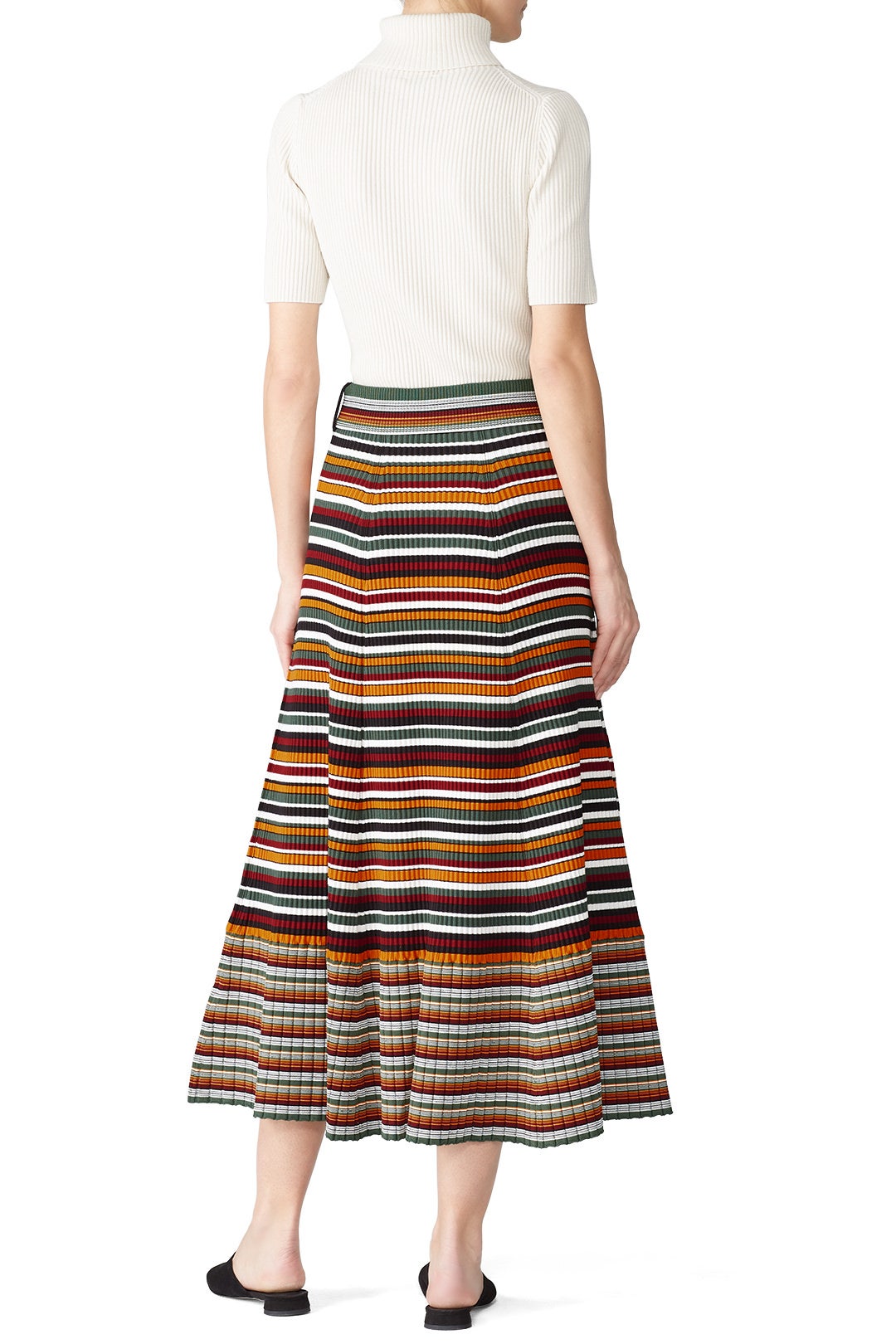 Multi Striped Wrap Skirt by 3.1 Phillip Lim 1