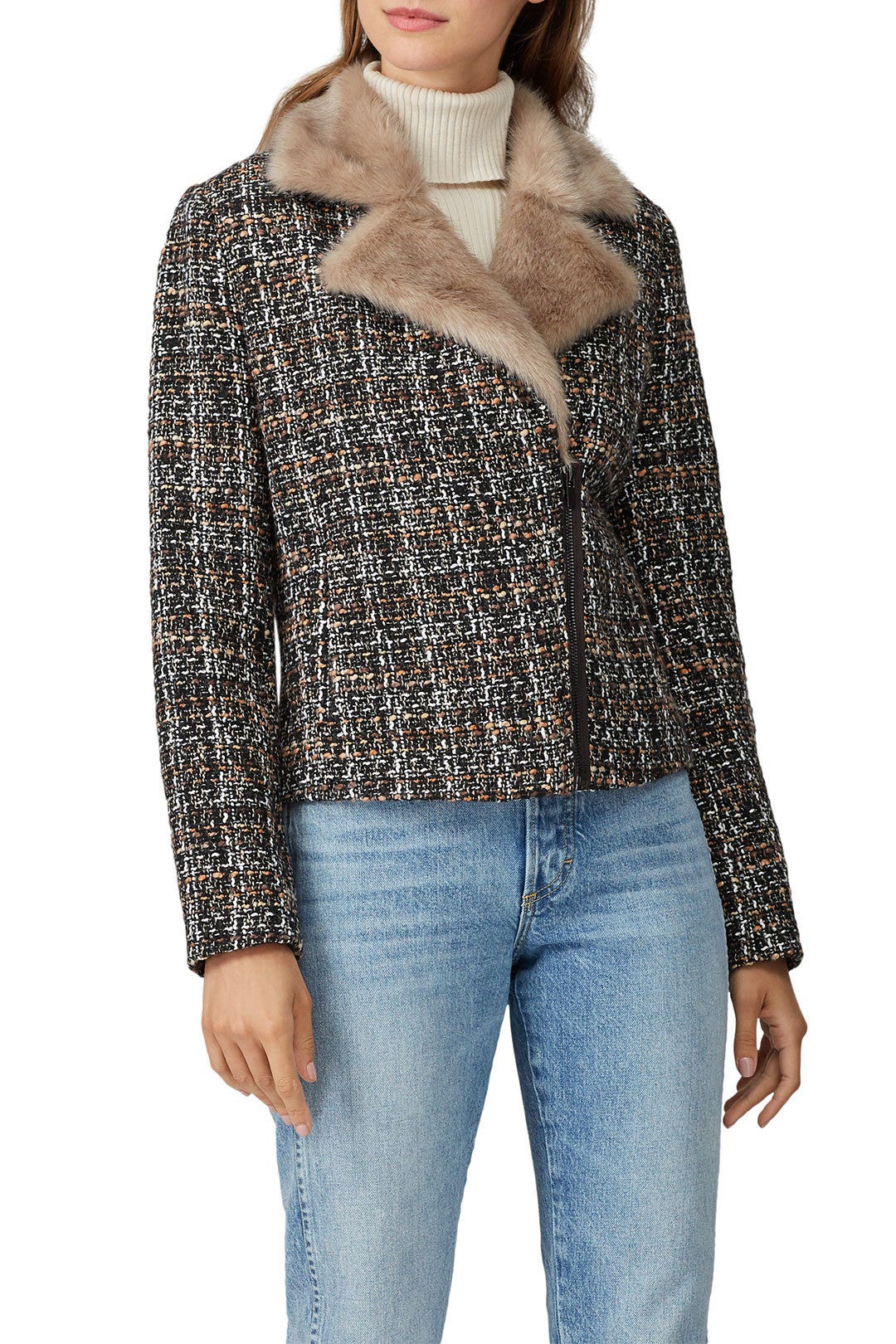 Faux Fur Motor Jacket by Thakoon x RTR 1