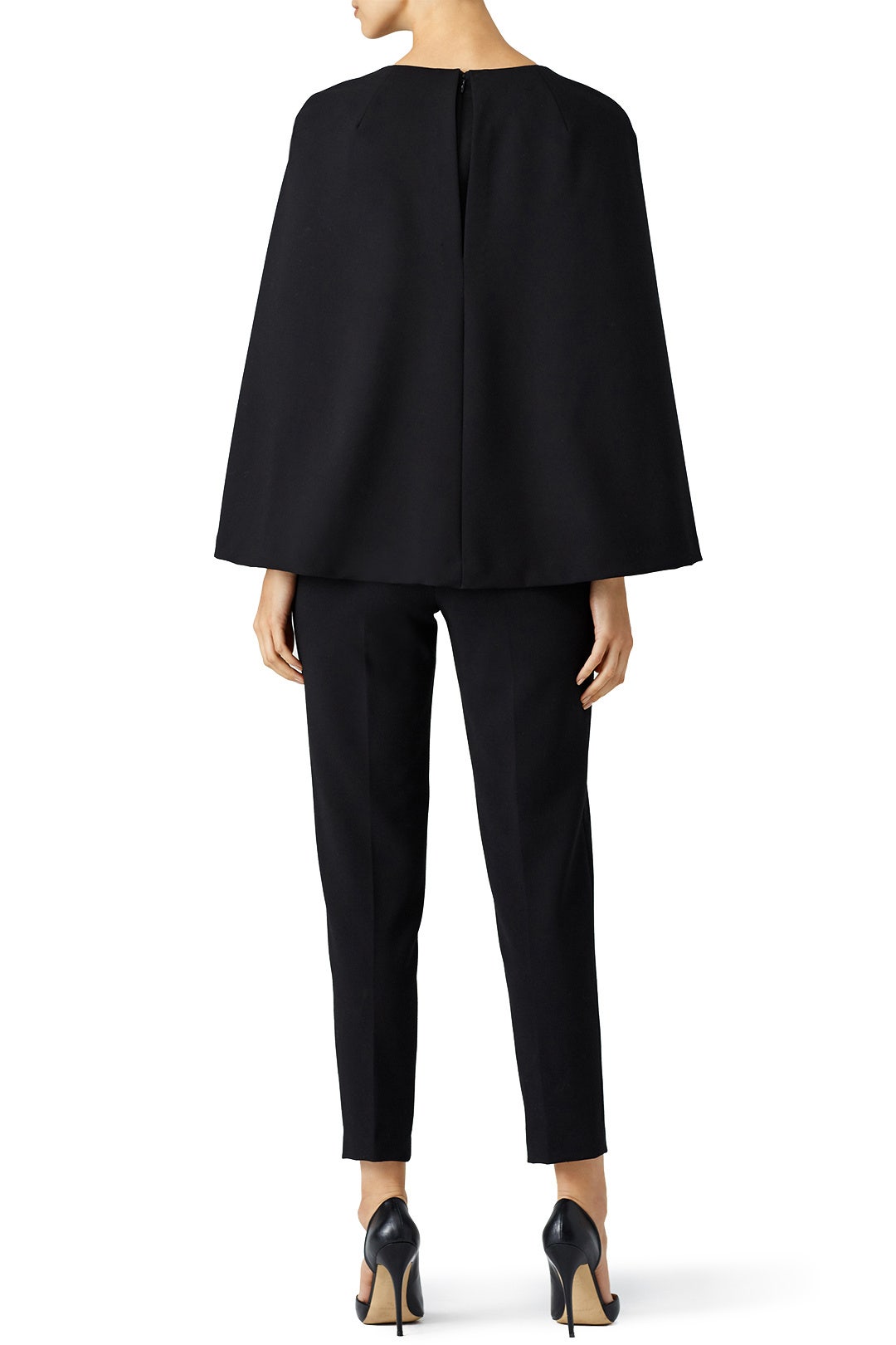 Black Cape Jumpsuit by Trina Turk 1