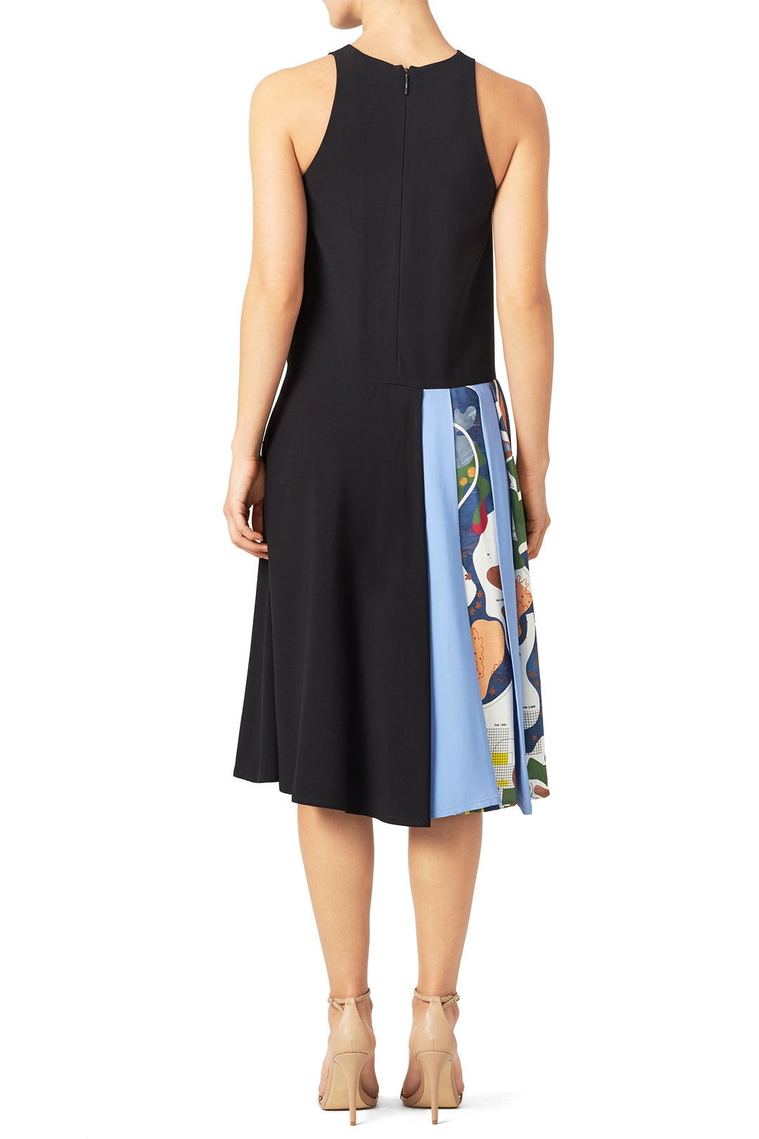 Flapper Pastel Pleat Dress by MSGM 1