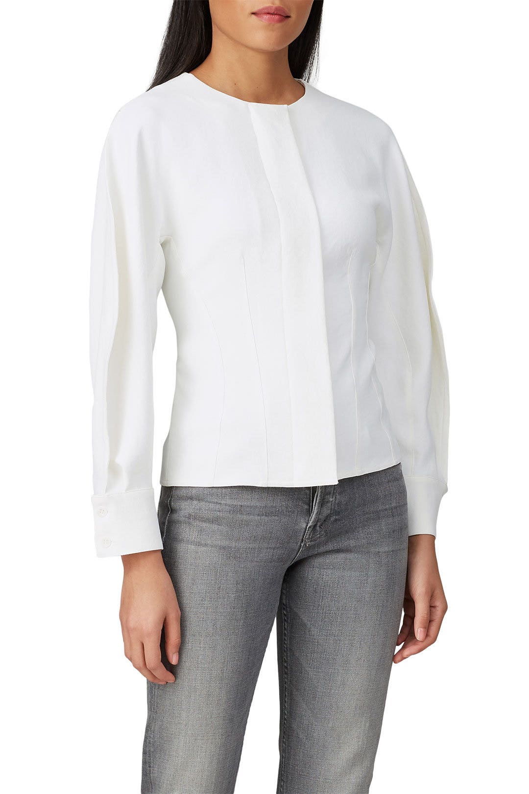 Chalky Drape Corset Top by Tibi 2