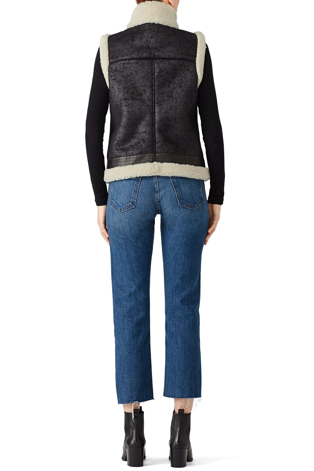 Danay Faux Fur Vest by Joie 1