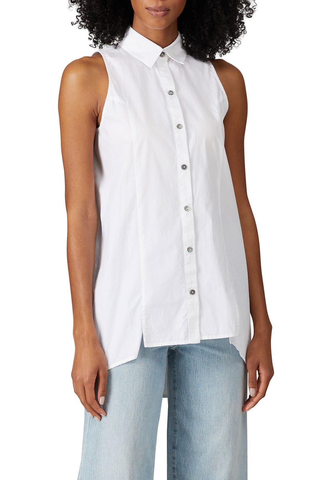 Chiara Pleated Button Down by Maison de Papillon 2
