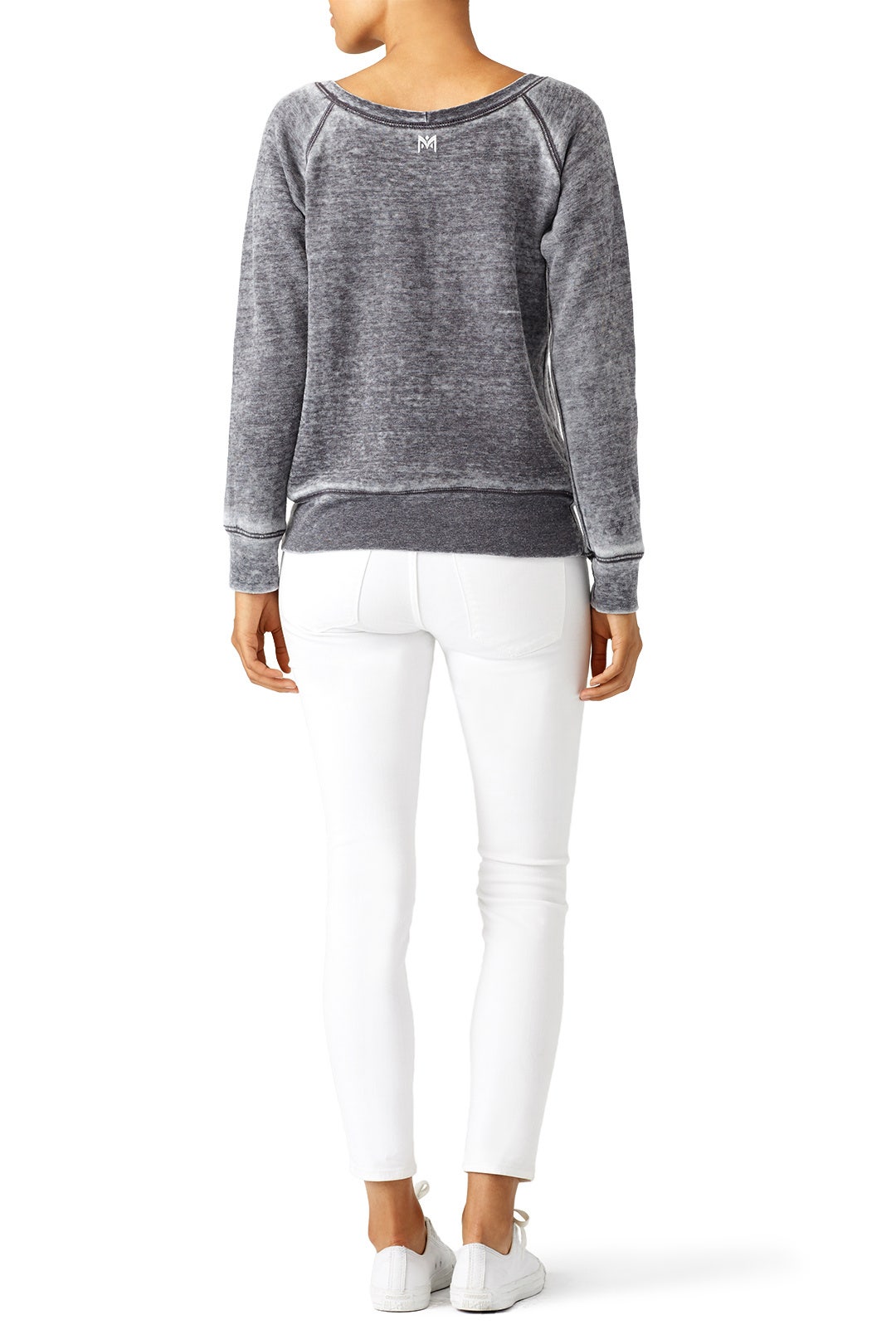 Grey Haute Mess Sweatshirt by Milly 1