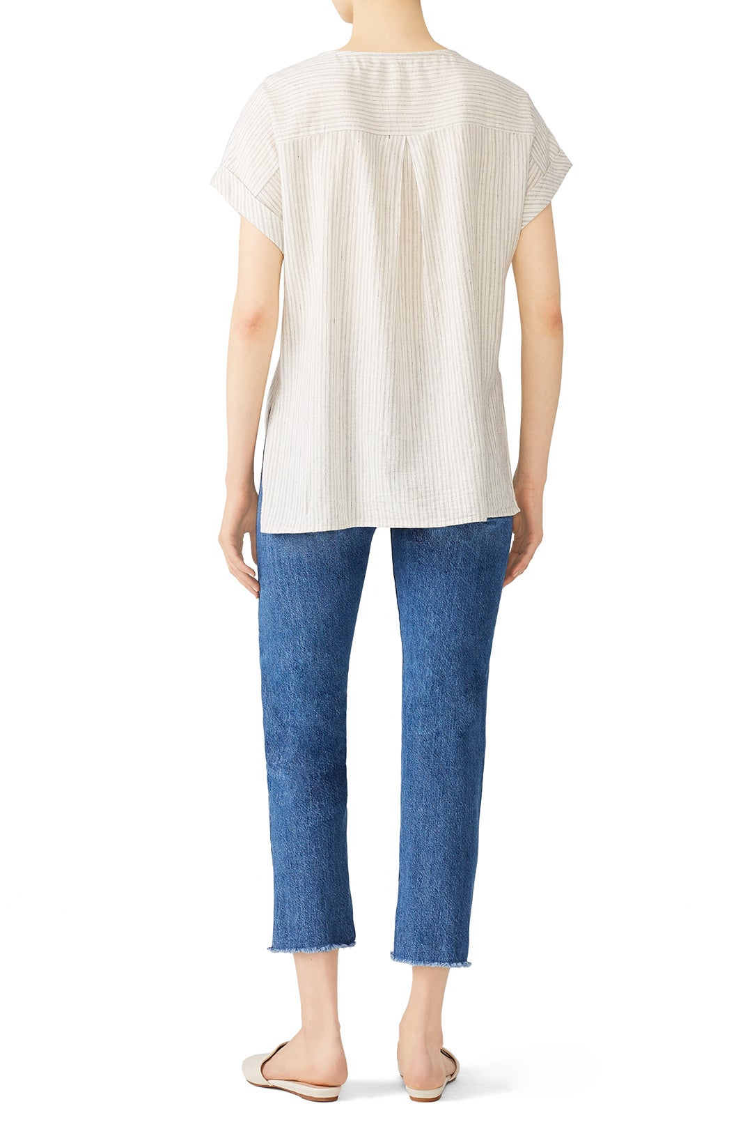 Striped Crossover Top by Fleurtine 2