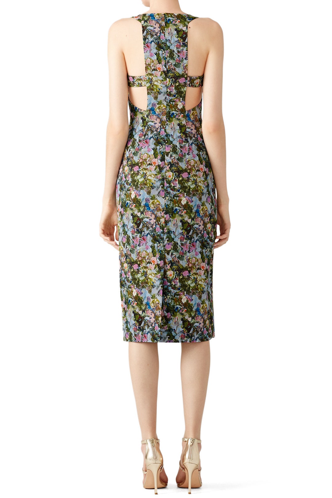 Floral Cut Out Sheath by Cushnie 2