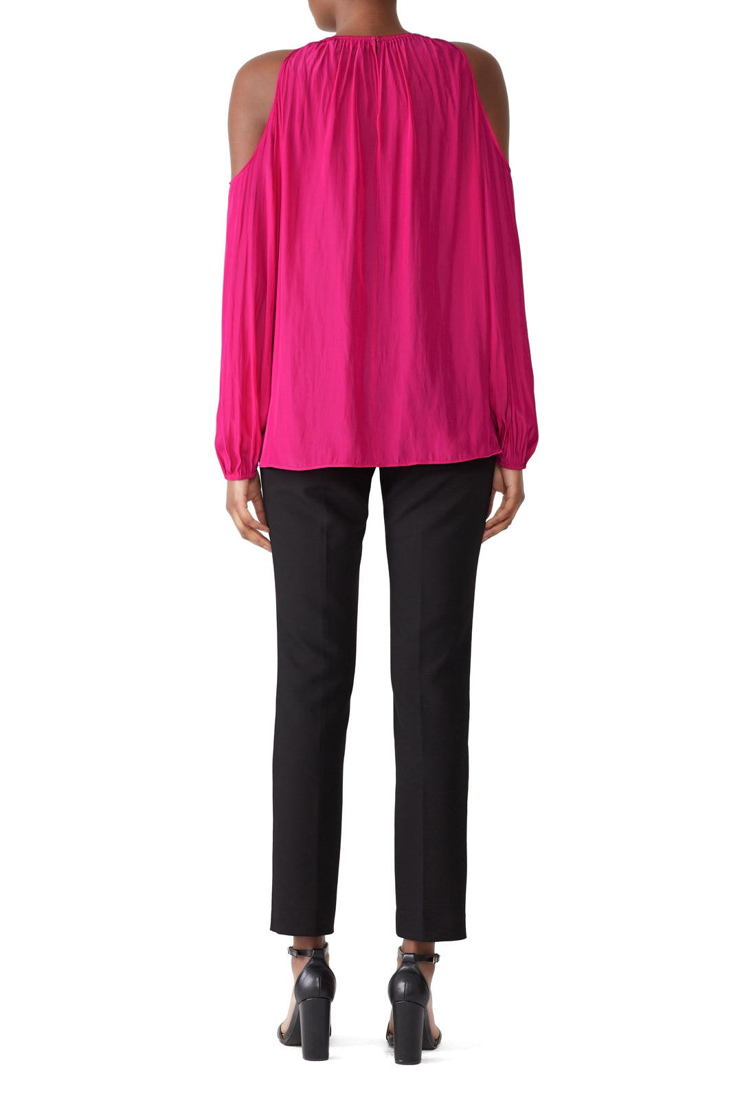 Magenta Heather Maternity Top by FOR 2 by Ramy Brook 1