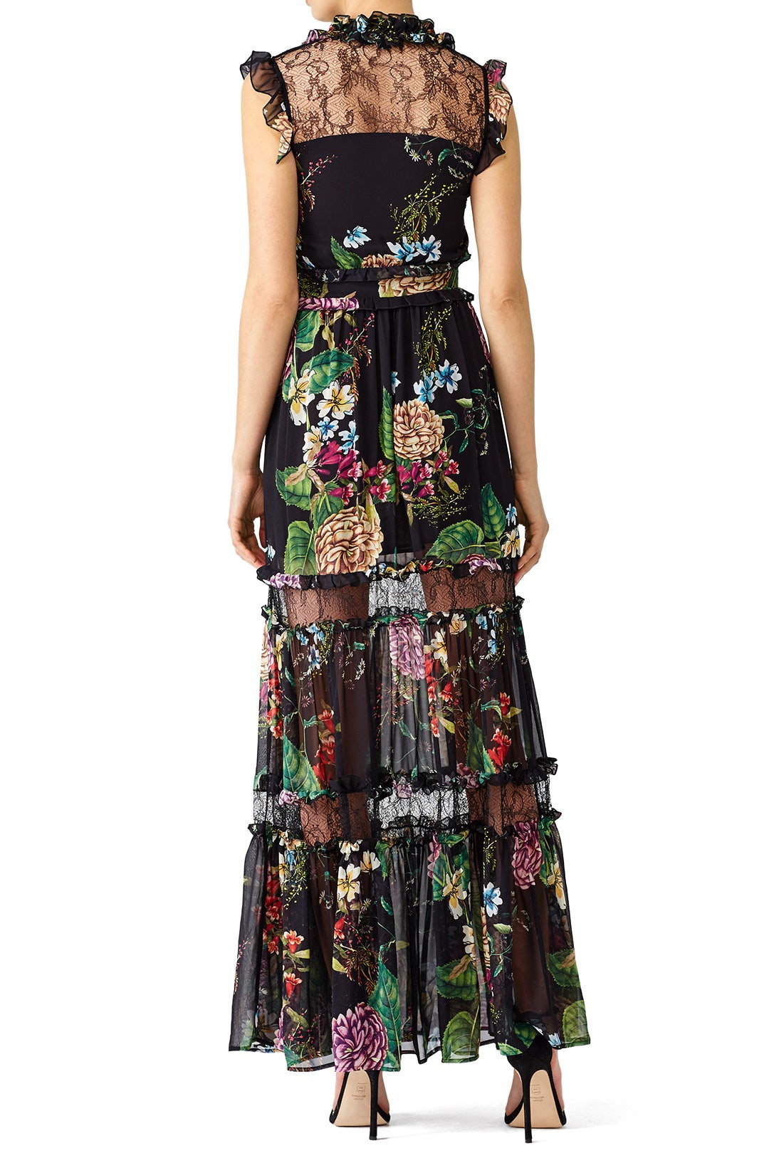 Floral Printed Ruffle Maxi by Nicholas 2