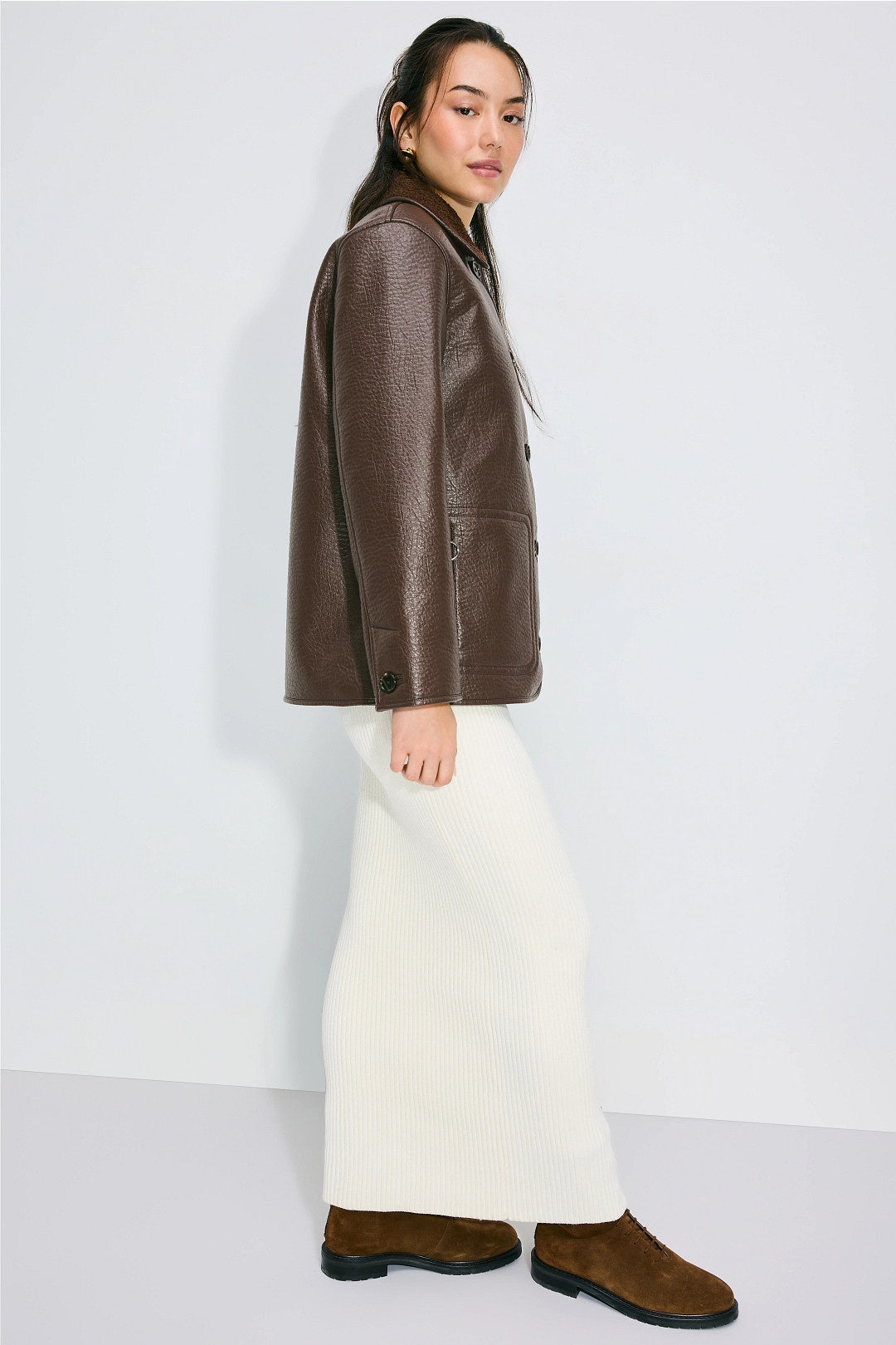 Luis  Sherpa Collar Jacket by Rails 1