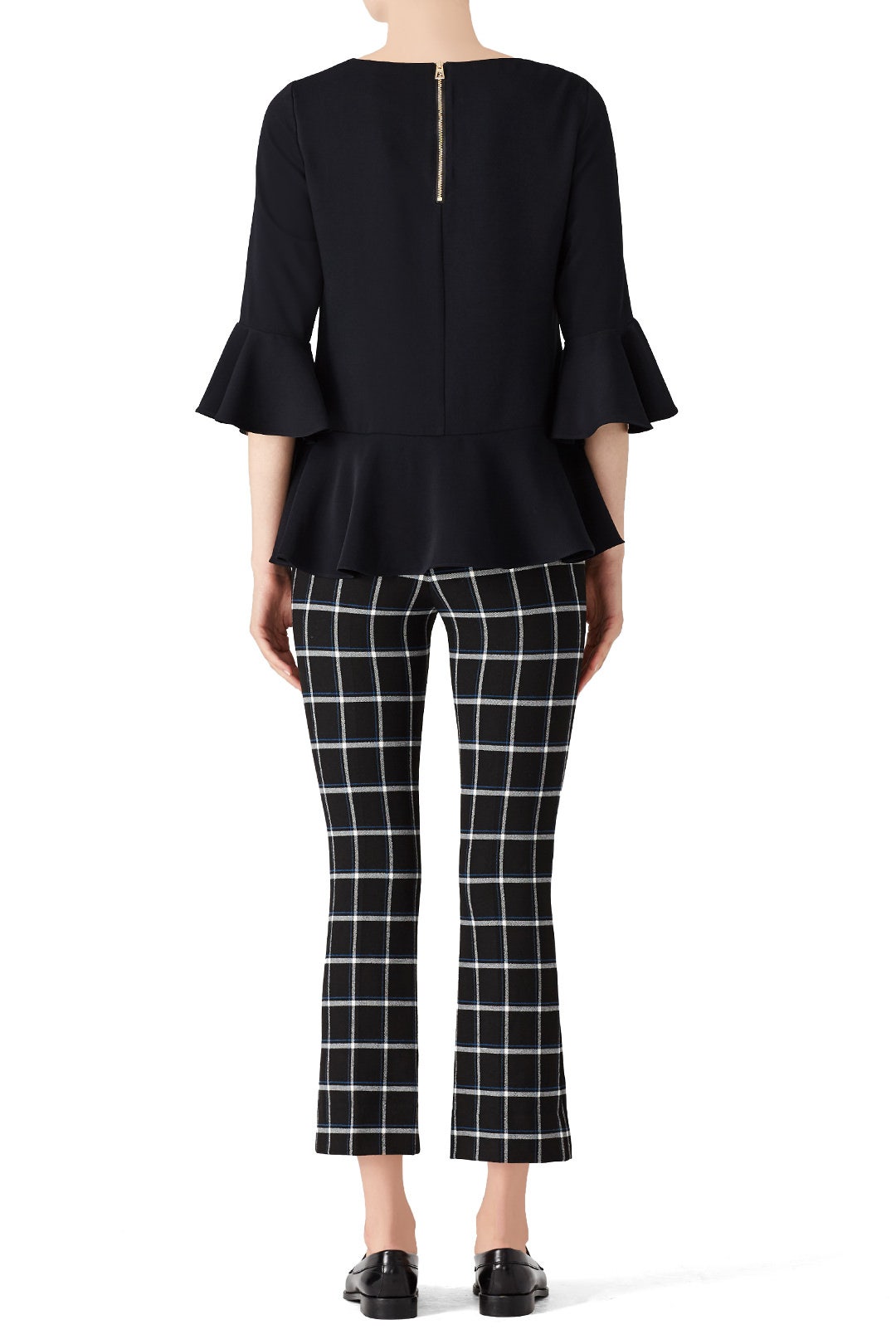 Flounced Black Top by Sail to Sable 1