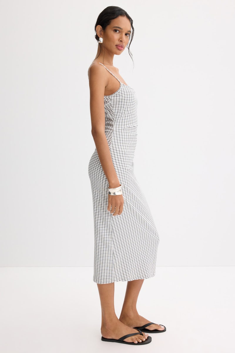 Side Rouche Tank Dress by VINCE. - Photo 1