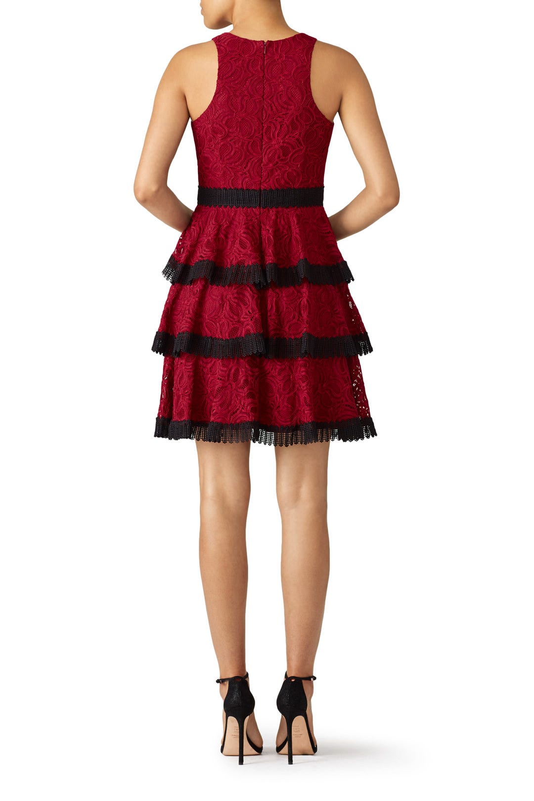 Red Tiered Dress by Aidan Mattox | Rent the Runway Red Tiered Dress by Aidan Mattox | Rent the Runway