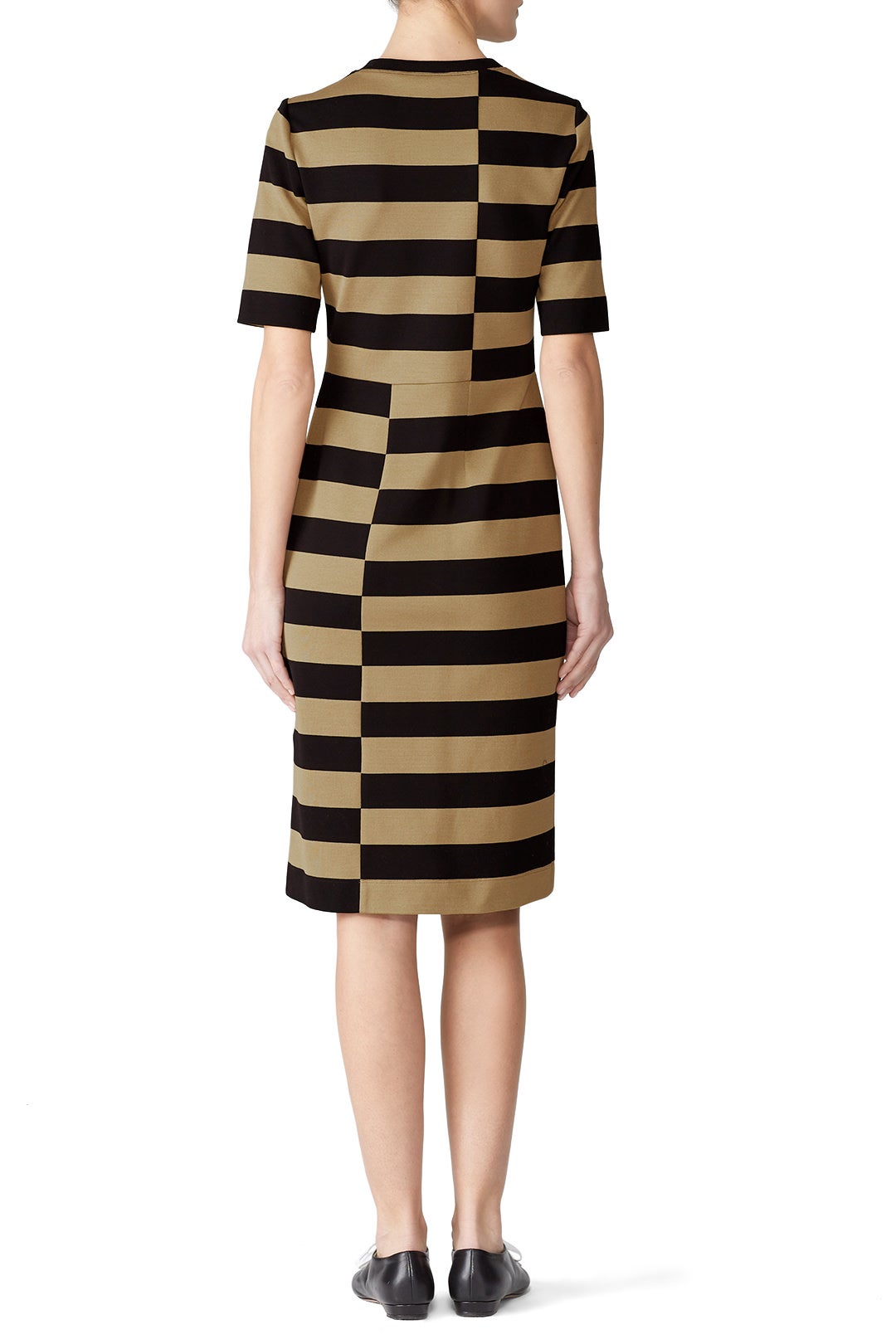 Offset Stripe Dress by DEREK LAM 1