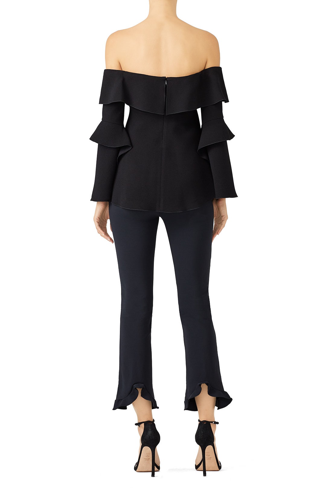 Black Frill Top by Nicholas 1