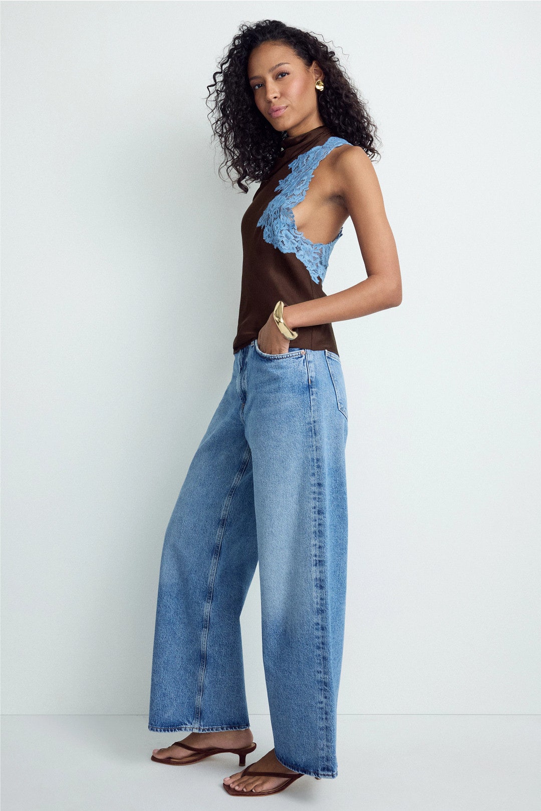 Blue Lace Rose Top by A.L.C. 1