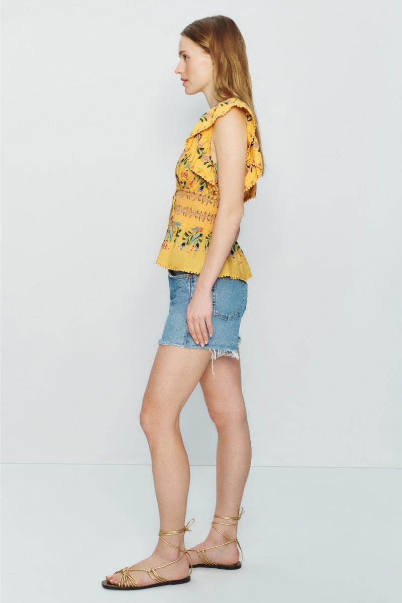 Delicate Flowers & Stripes Blouse by FARM Rio - Photo 1
