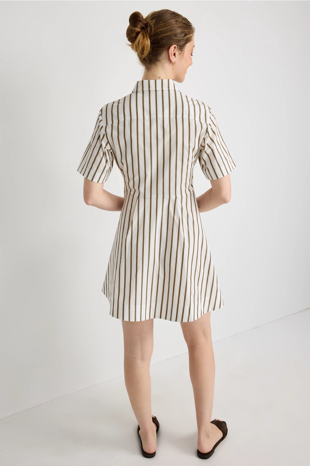 jason wu shirt dress J Jason Wu Regular Draped Shirt Dress Military Green Medium A523314