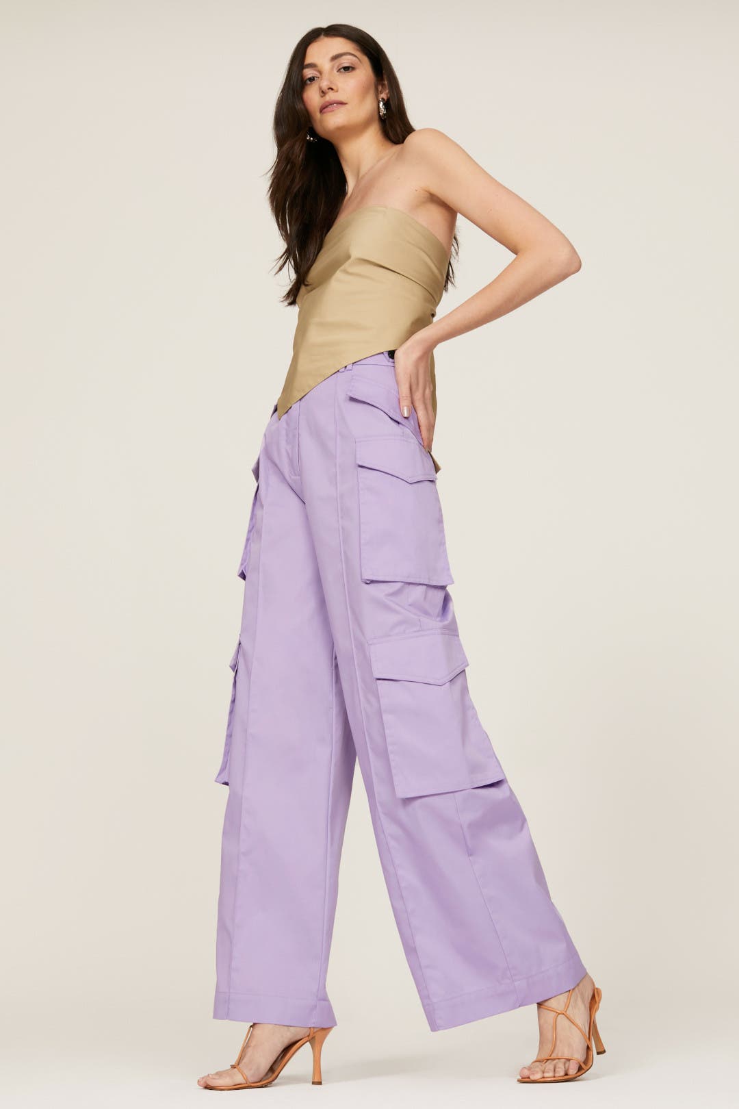 Purple Utility Trousers by rokh | Rent the Runway