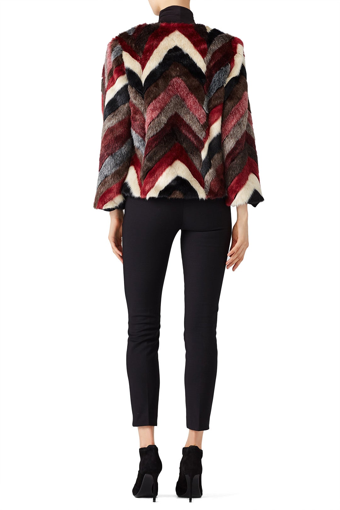 Jenna Faux Fur Jacket by Waverly Grey 1